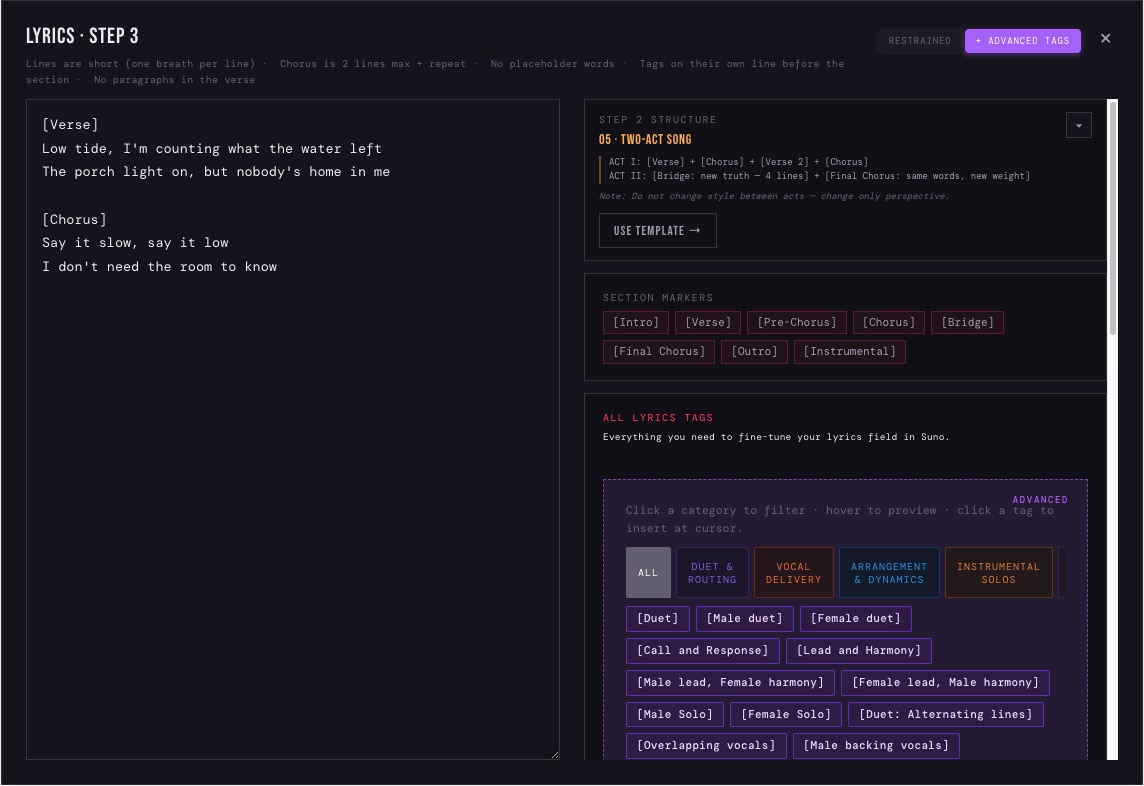 SUMAI PRO — Advanced lyrics tags